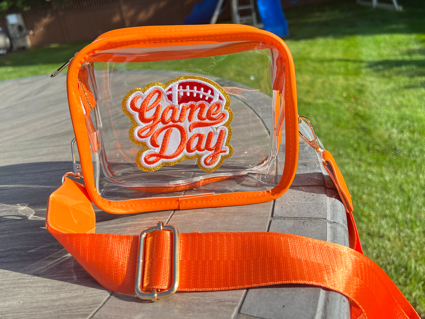 Game Day Embroidered Self-Adhesive Iron On Patch