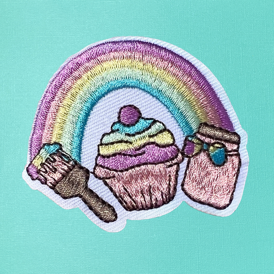 Art Rainbow Iron-On Patch