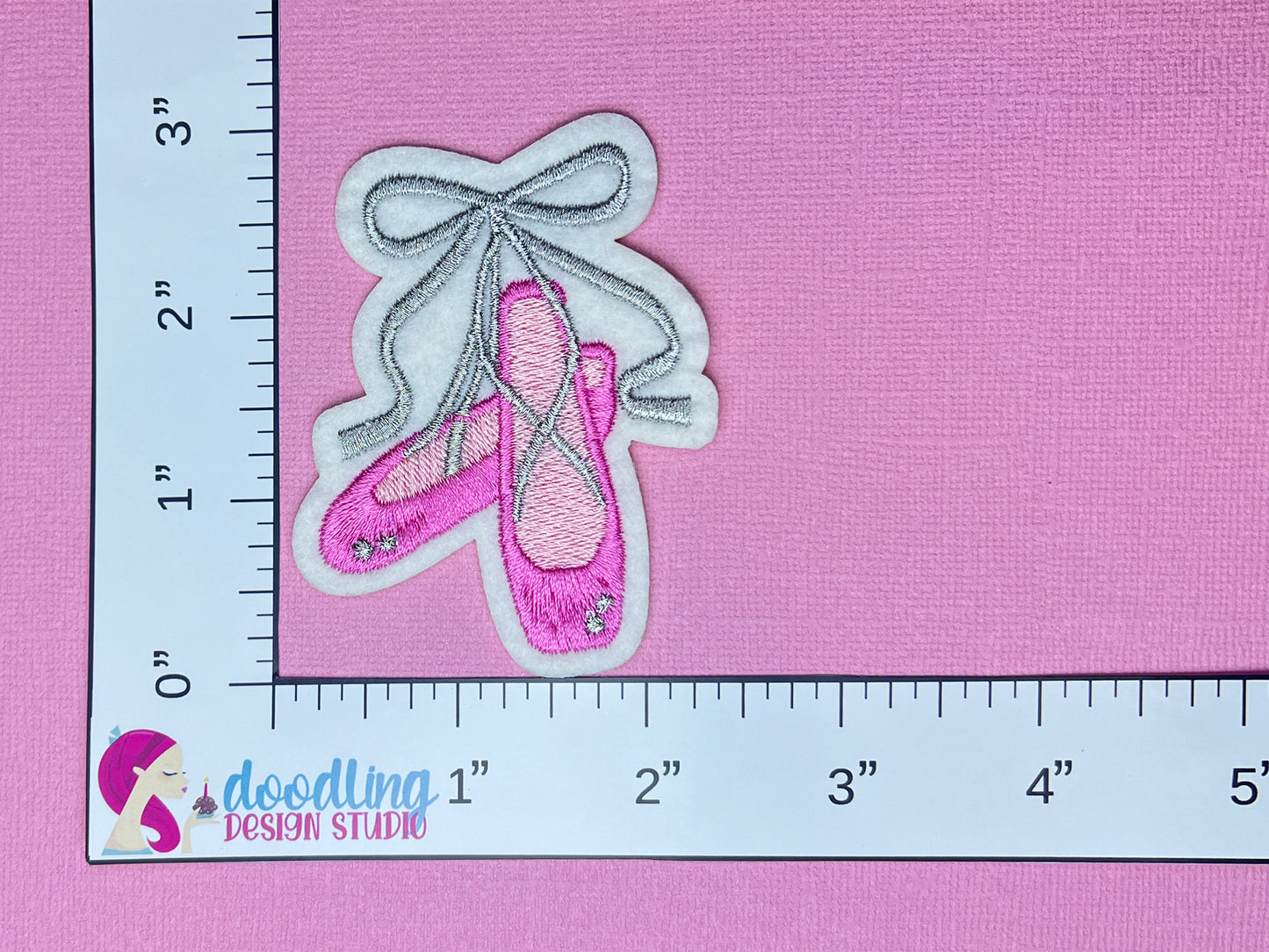 Ballet Slippers Iron On Patch