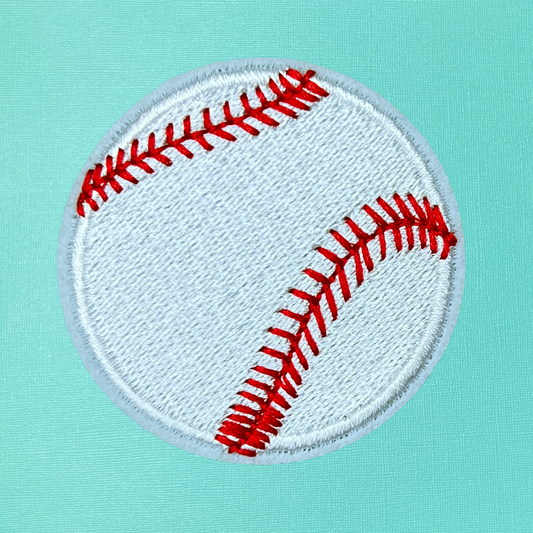 Baseball Embroidered Iron On Patch