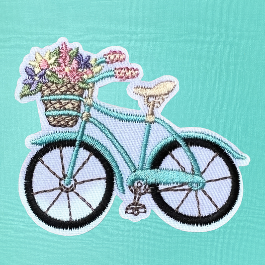 Bicycle Iron On Patch