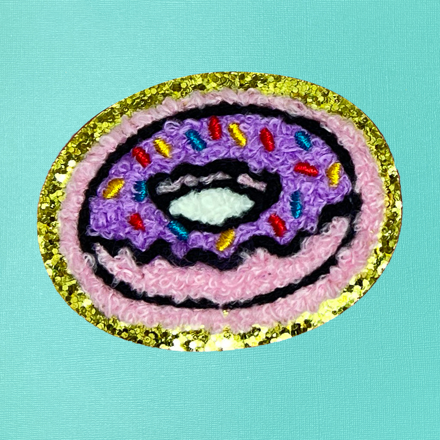 Donut Chenille Iron On Patch