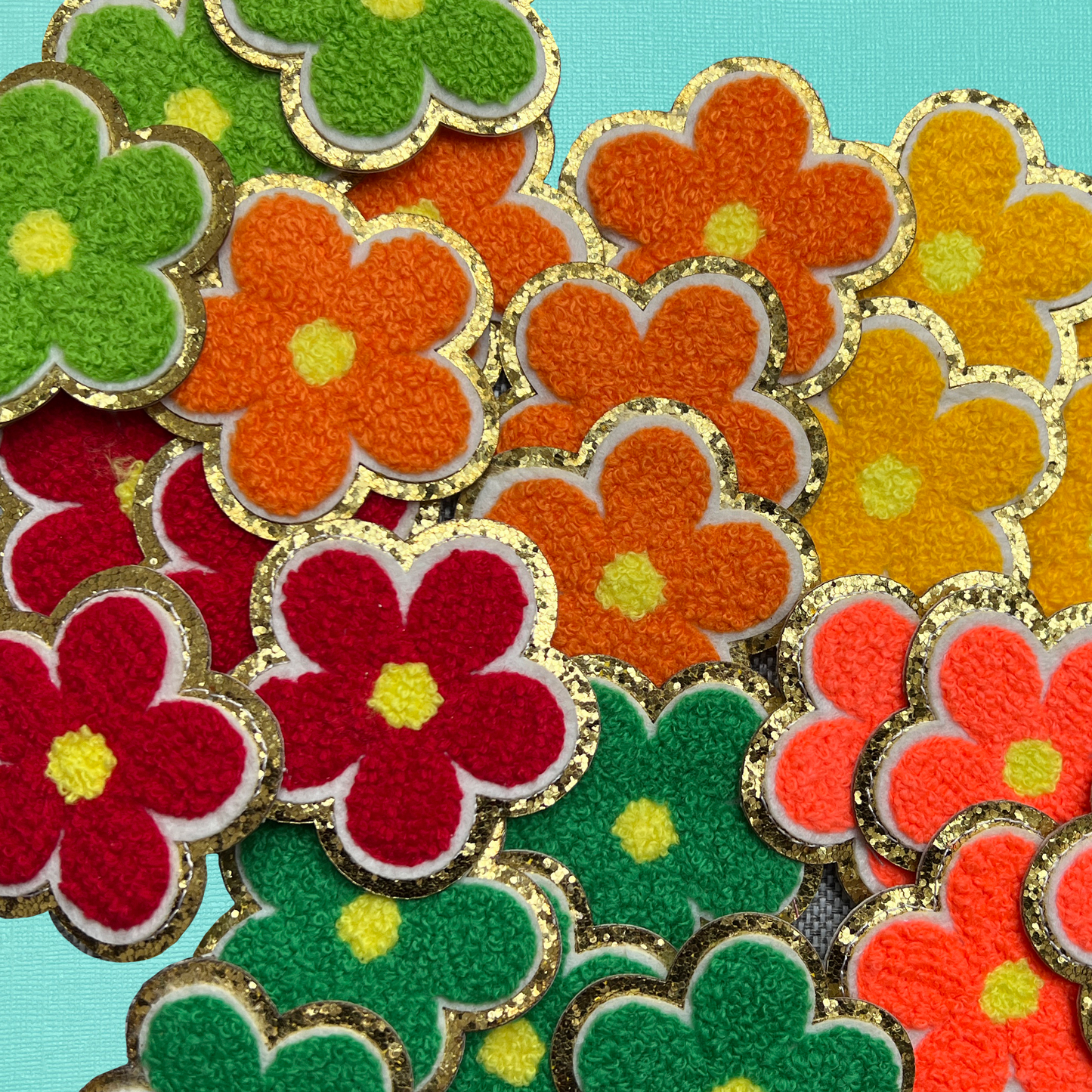 Flower Iron On Patch