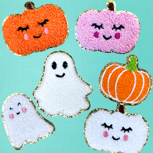 Halloween Chenille Iron-On Patches