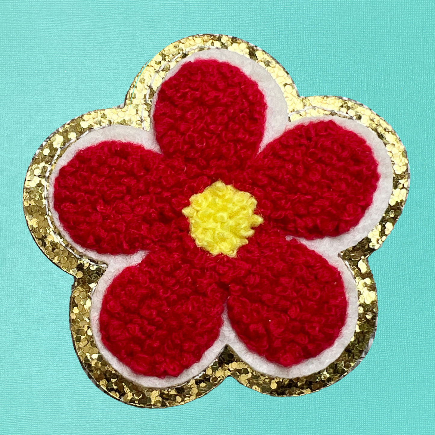 Flower Iron On Patch