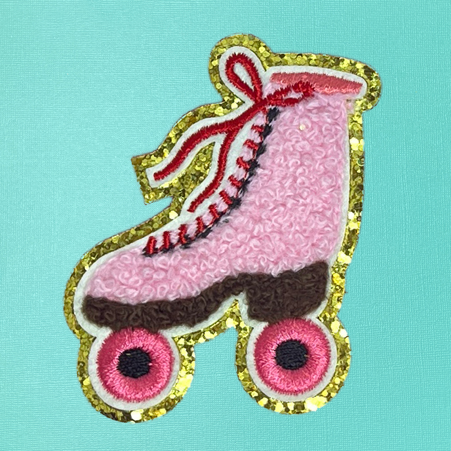 Roller Skate Chenille Iron On Patch