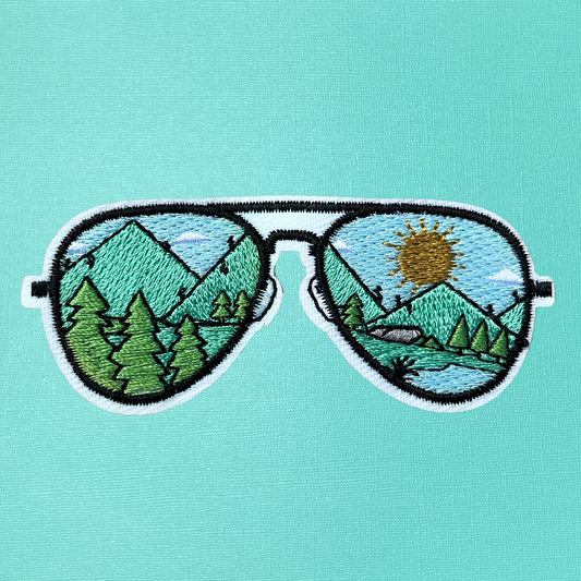 Sunglasses Iron-On Patch